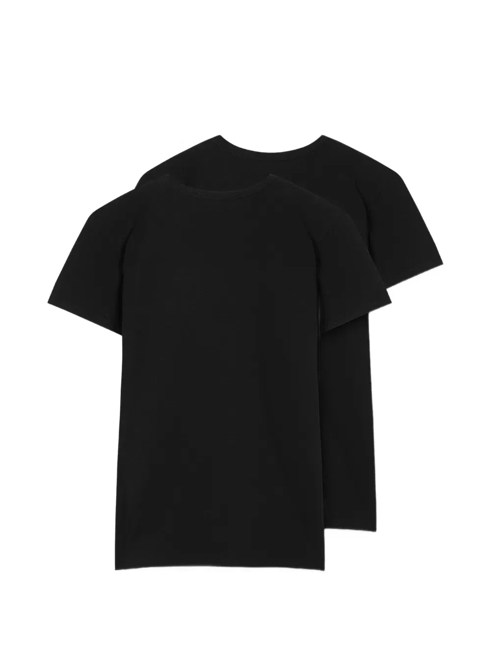 Комплект из двух футболок с принтом из хлопкового джерси  Versace Kids, черный — фото 2