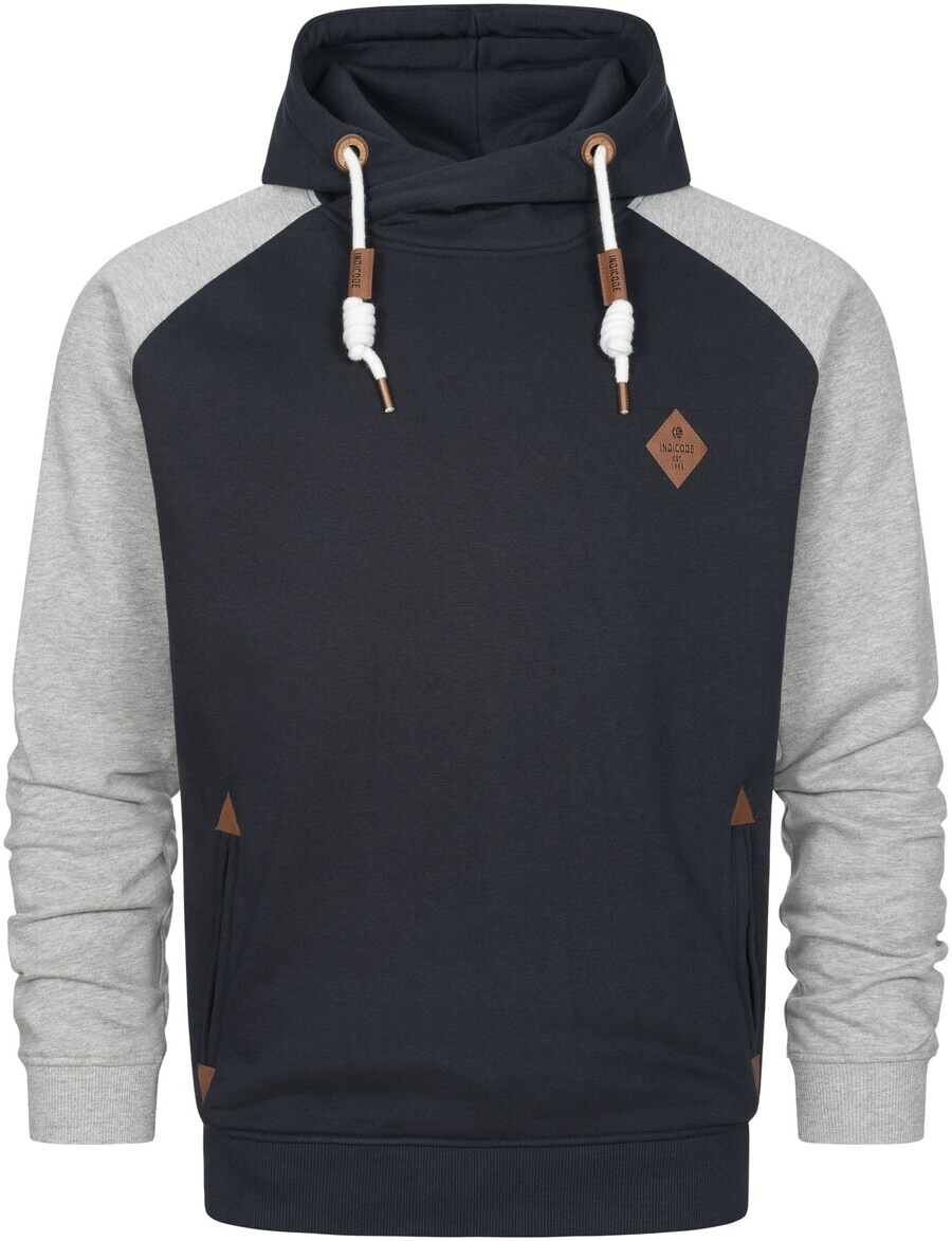 

Толстовка с капюшоном INDICODE Sweatshirt, темно-синий