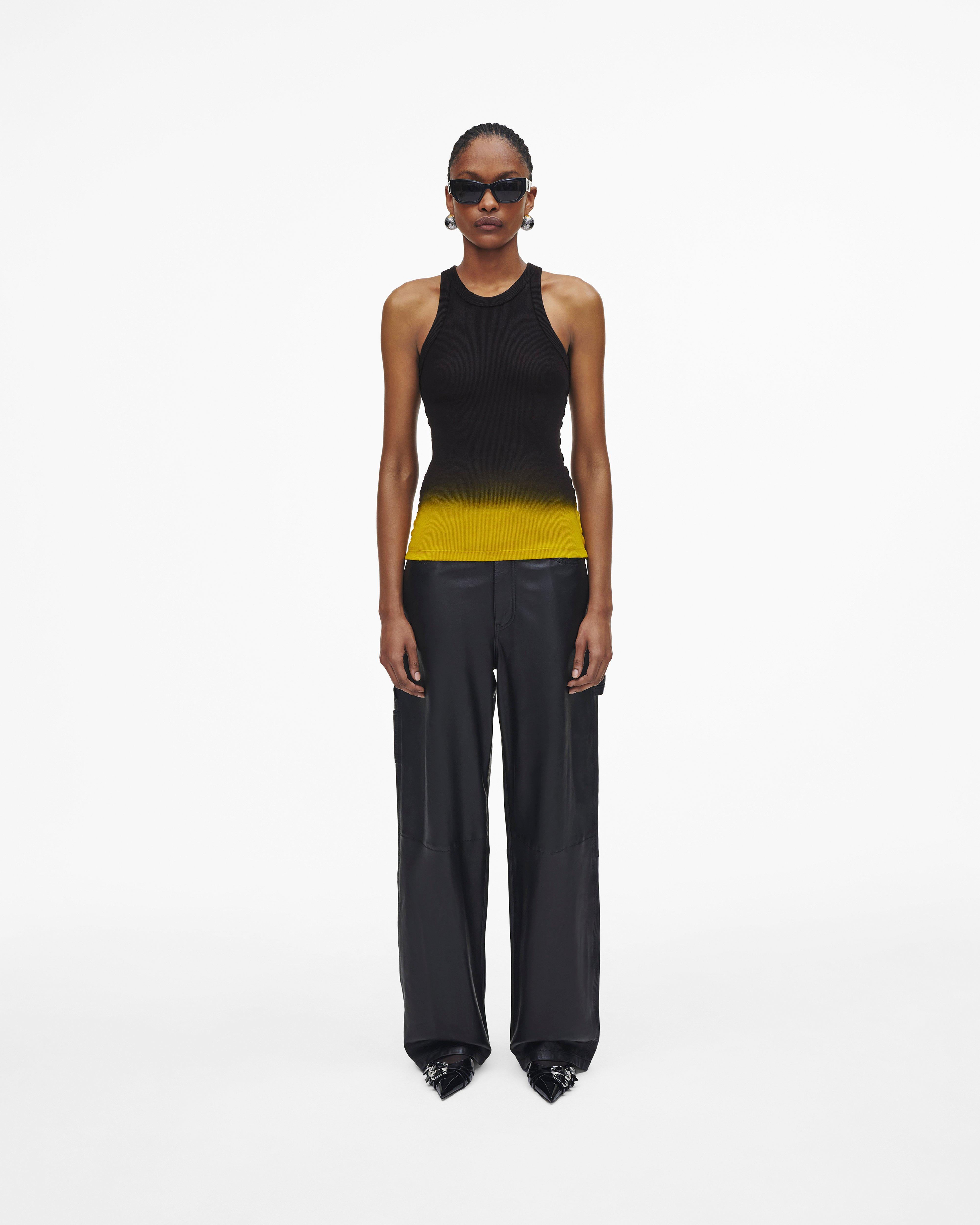

Майка Ombre Spray Rib Marc Jacobs, цвет Black/Citrine