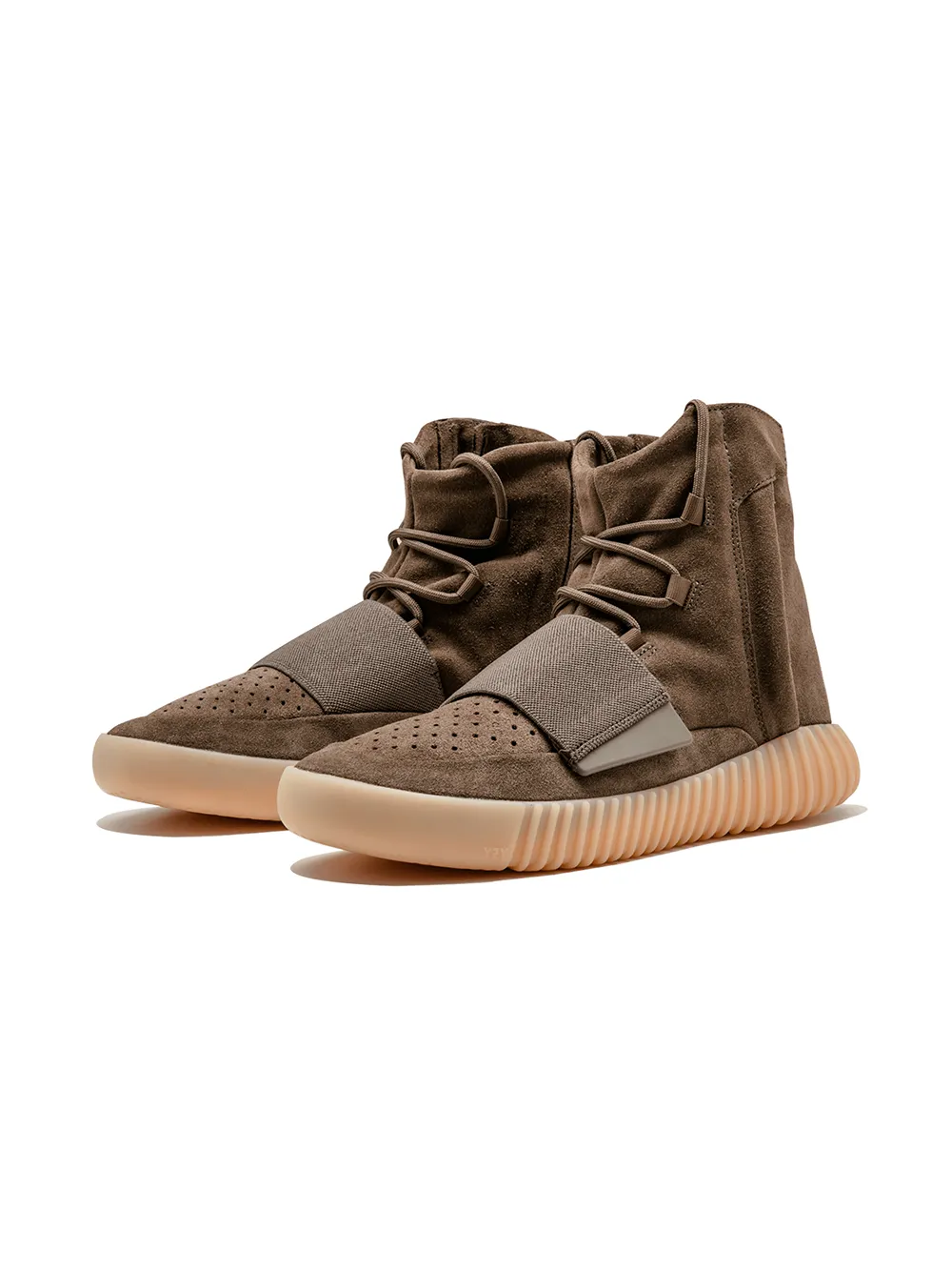 Высокие кроссовки Yeezy Boost 750 adidas Yeezy, коричневый — фото 2