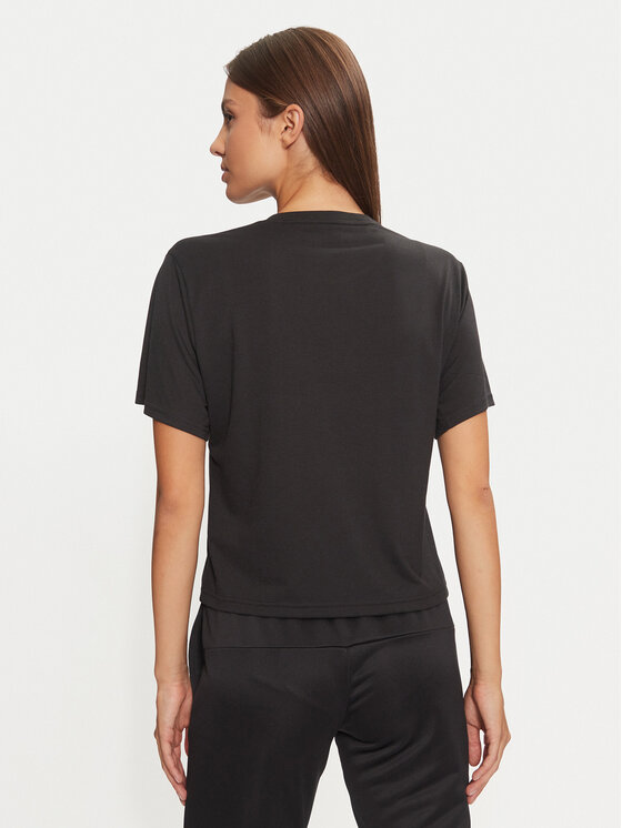 Техническая футболка regular fit Train Essentials Big Logo JG8614 Adidas, черный — фото 3
