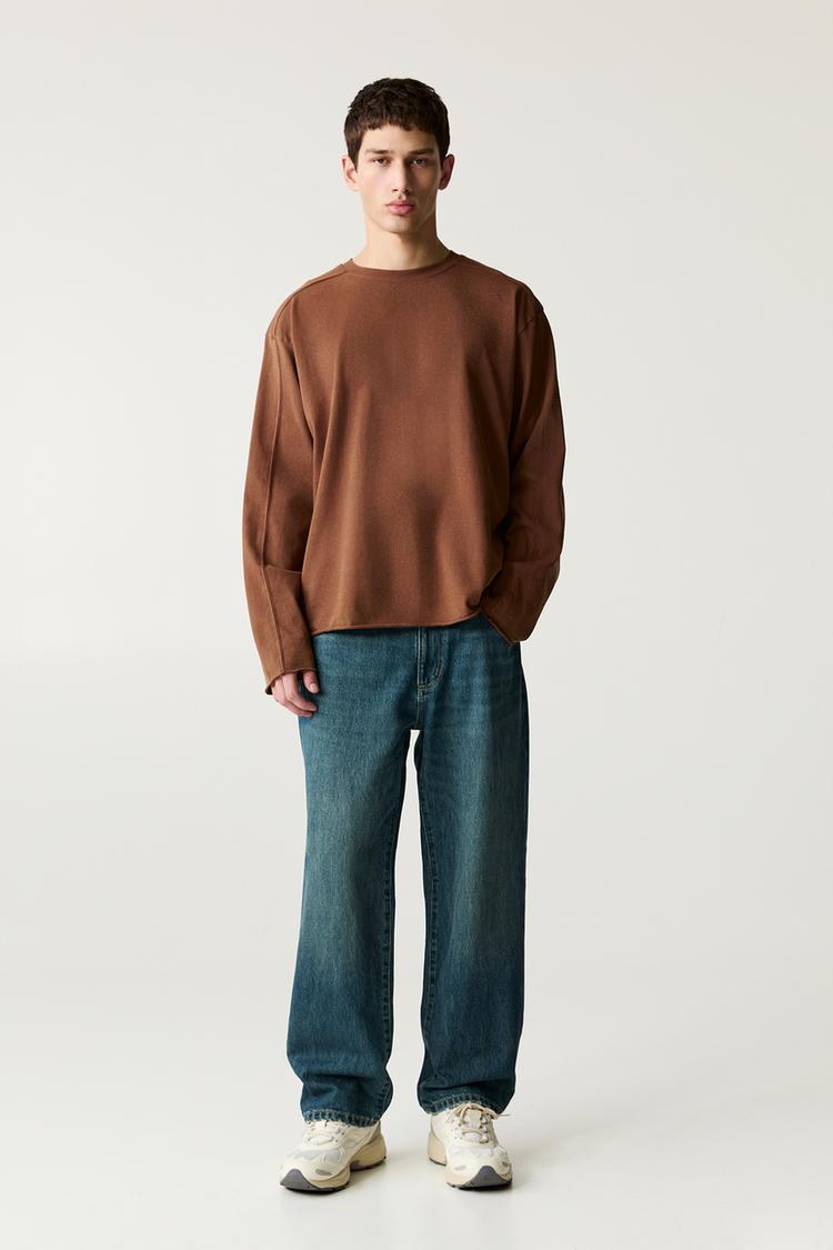 

Джинсы свободного кроя Pull And Bear, голубой