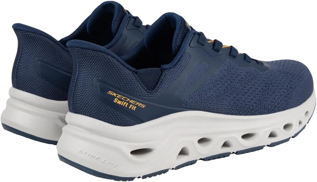 Мужские кроссовки Skechers Go Walk Glide Step 2.0 Vic, черный/синий/темно-синий — фото 3