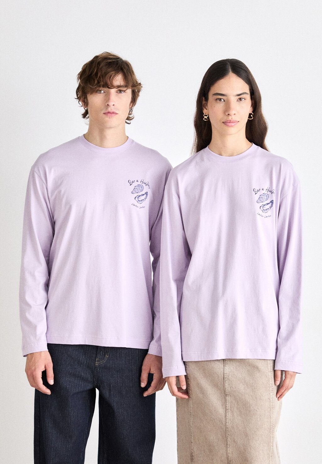 

Топ с длинными рукавами AFFIRM BAR HUITRE UNISEX Libertine-Libertine, сиреневый