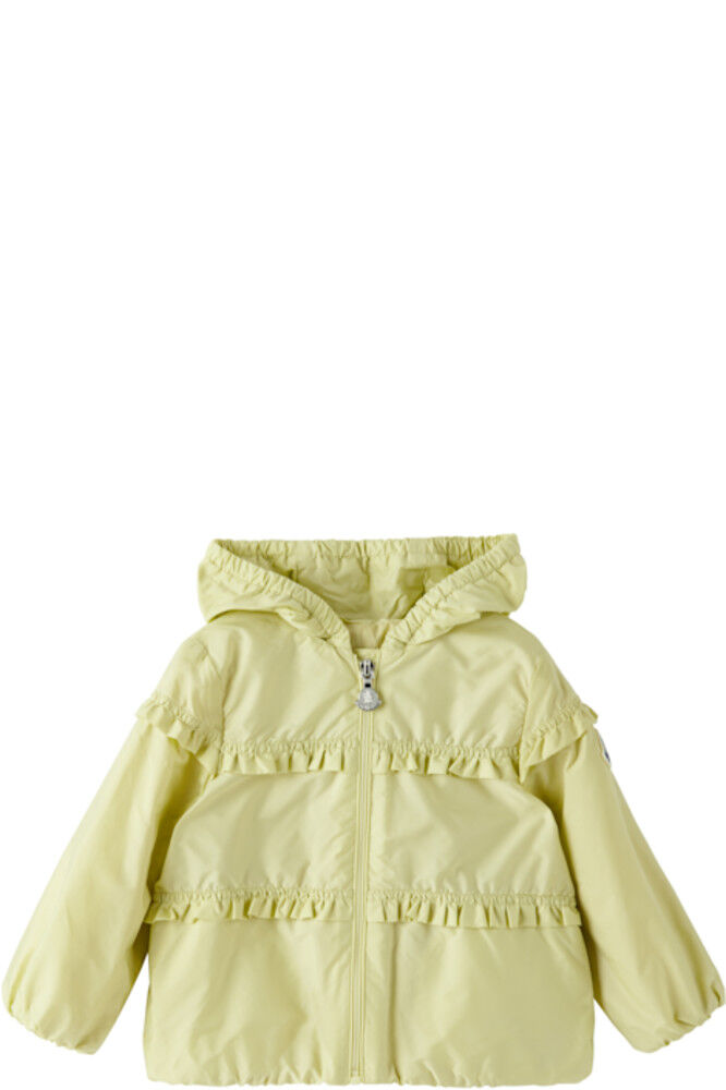 

Детская желтая куртка-дождевик Hiti с капюшоном Moncler Enfant