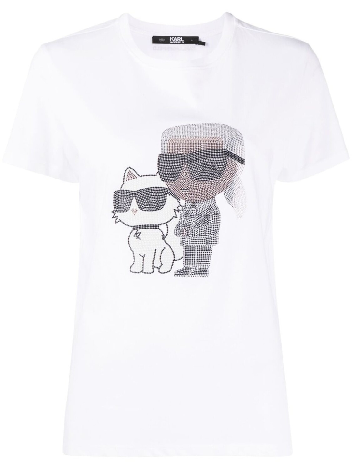 

Футболка Ikonik Karl & Choupette Karl Lagerfeld, белый