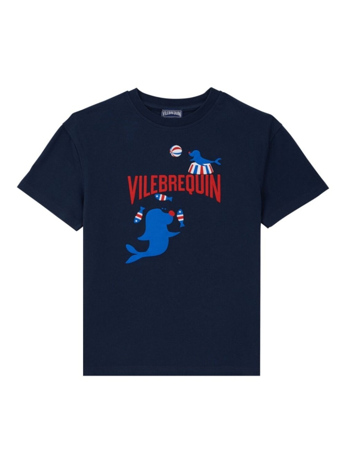 

Футболка Vilebrequin Kids Circus из органического хлопка, синий