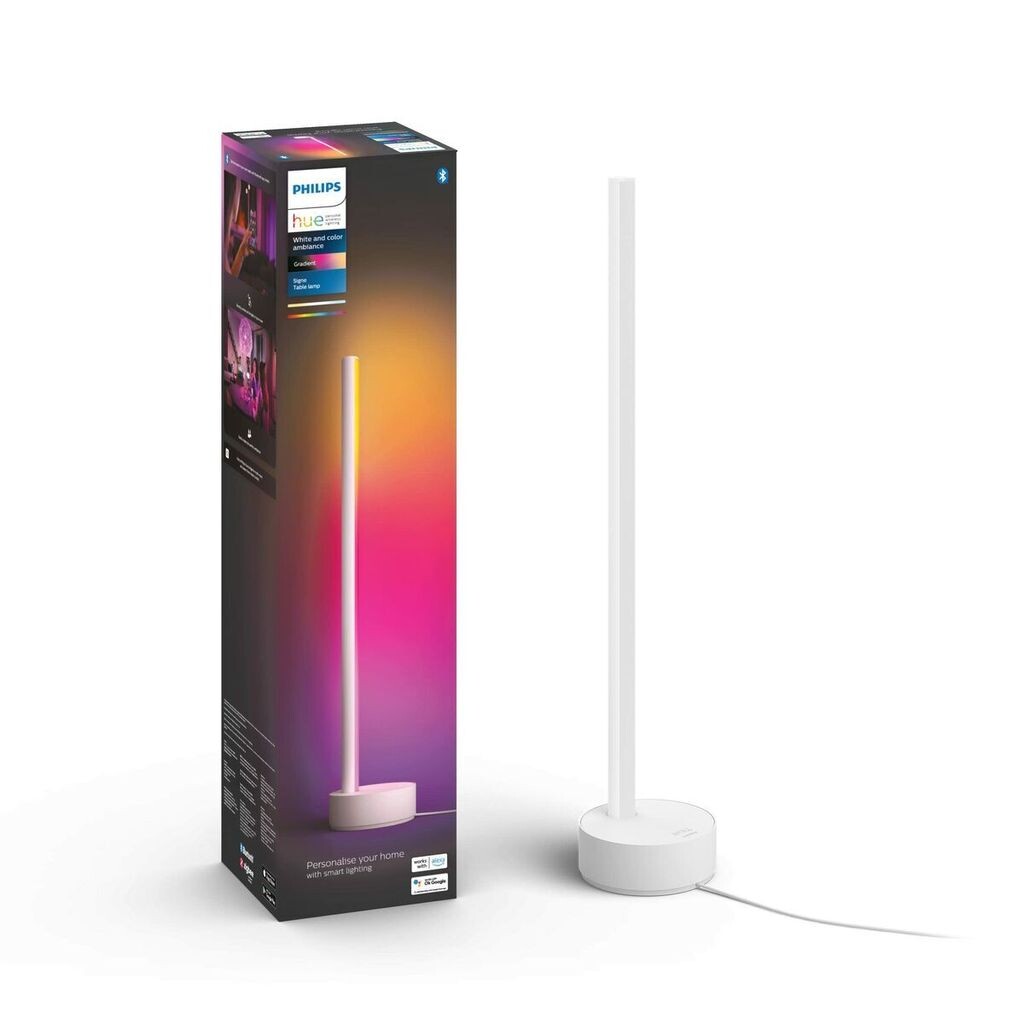 

Настольная лампа Philips Hue Gradient Signe белая, белый