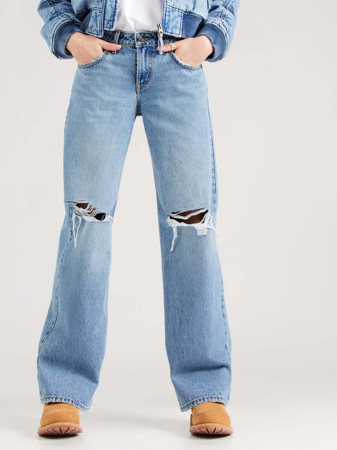 LEVI'S  Джинсы свободного кроя 'Low Loose Jeans' в синем дениме — фото 3