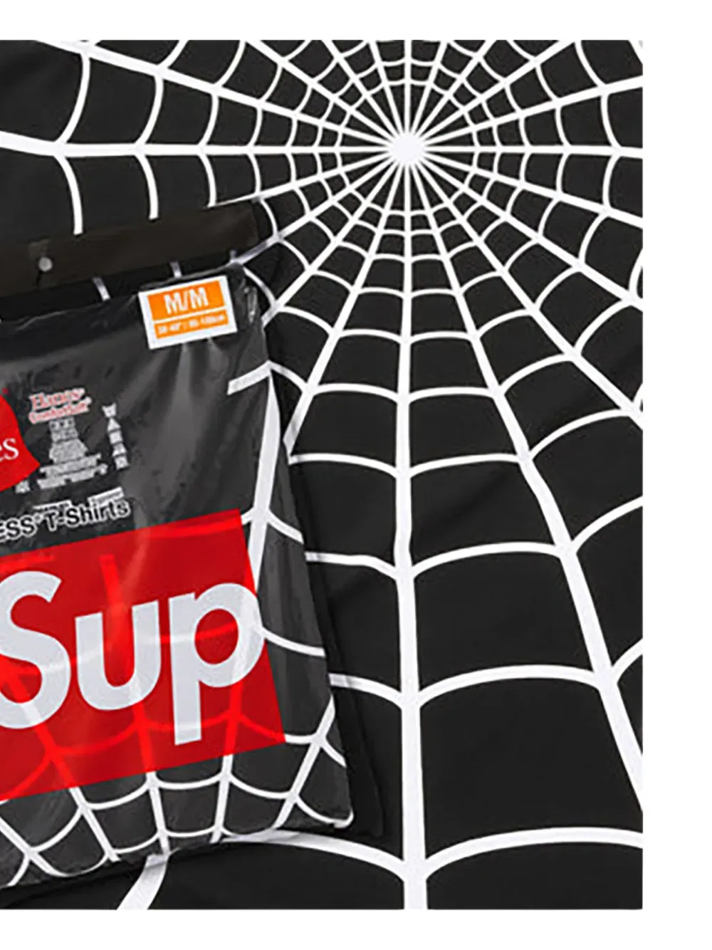 Футболки X Hanes Spider-Man без этикеток (комплект из двух штук) Supreme, черный — фото 2