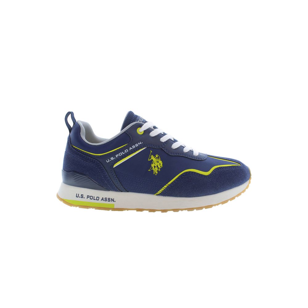 

Синие кроссовки из полиэстера U.S. Polo Assn., синий