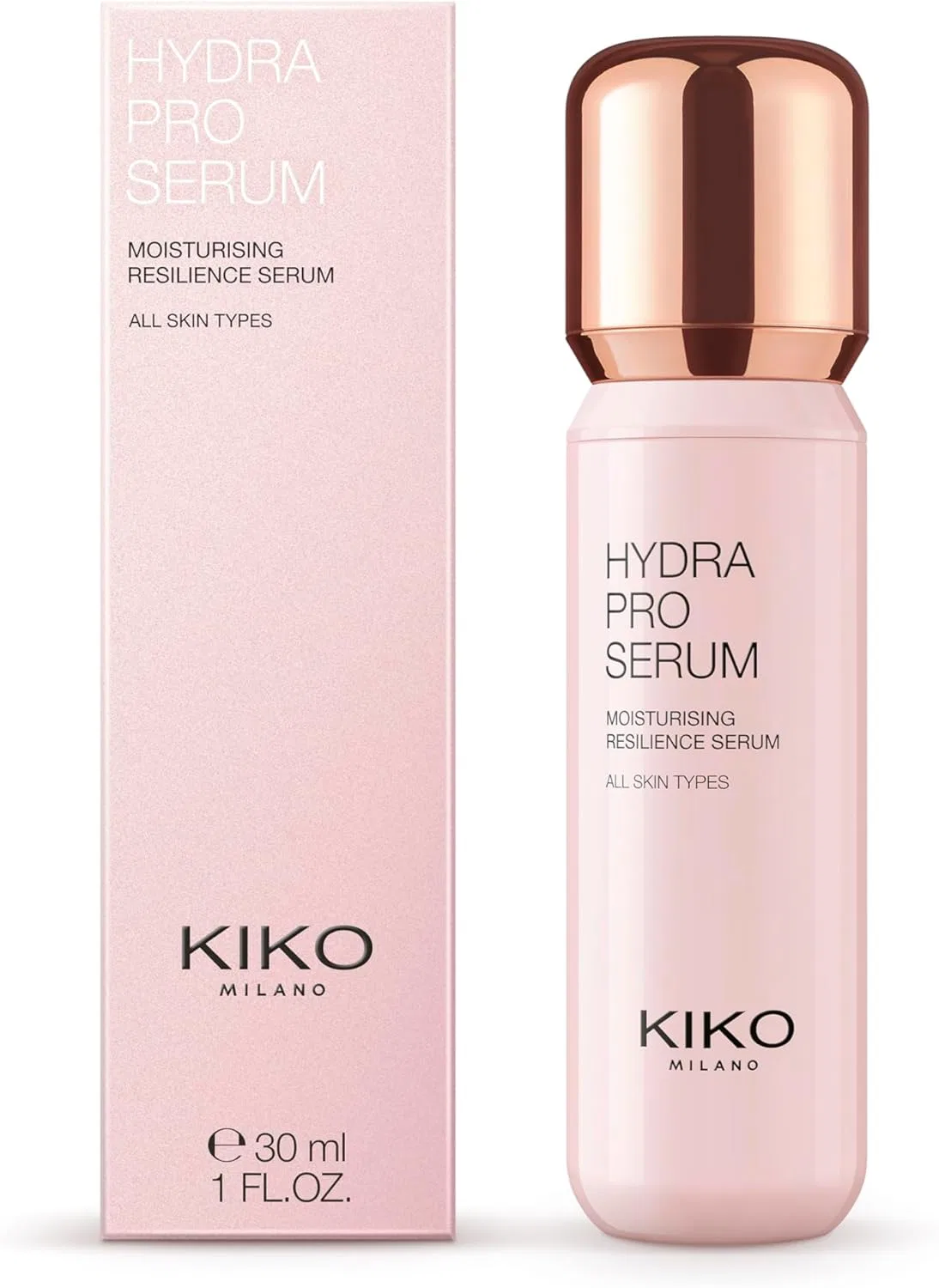 Сыворотка Kiko Milano — Увлажняющая Hydra Pro Serum с гиалуроновой кислотой и экстрактом розы, 30 мл