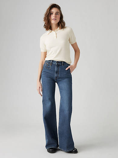 

Джинсы женские Ribcage Bell Vintage Levi's, цвет Moment Of The Month - Dark Wash