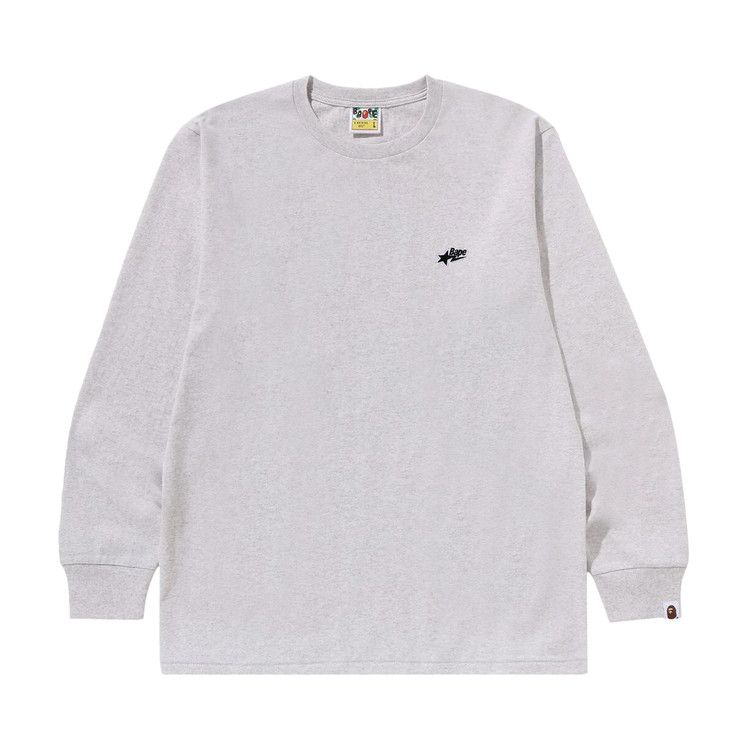 

Футболка BAPE Sta One Point Long-Sleeve Tee, Grey