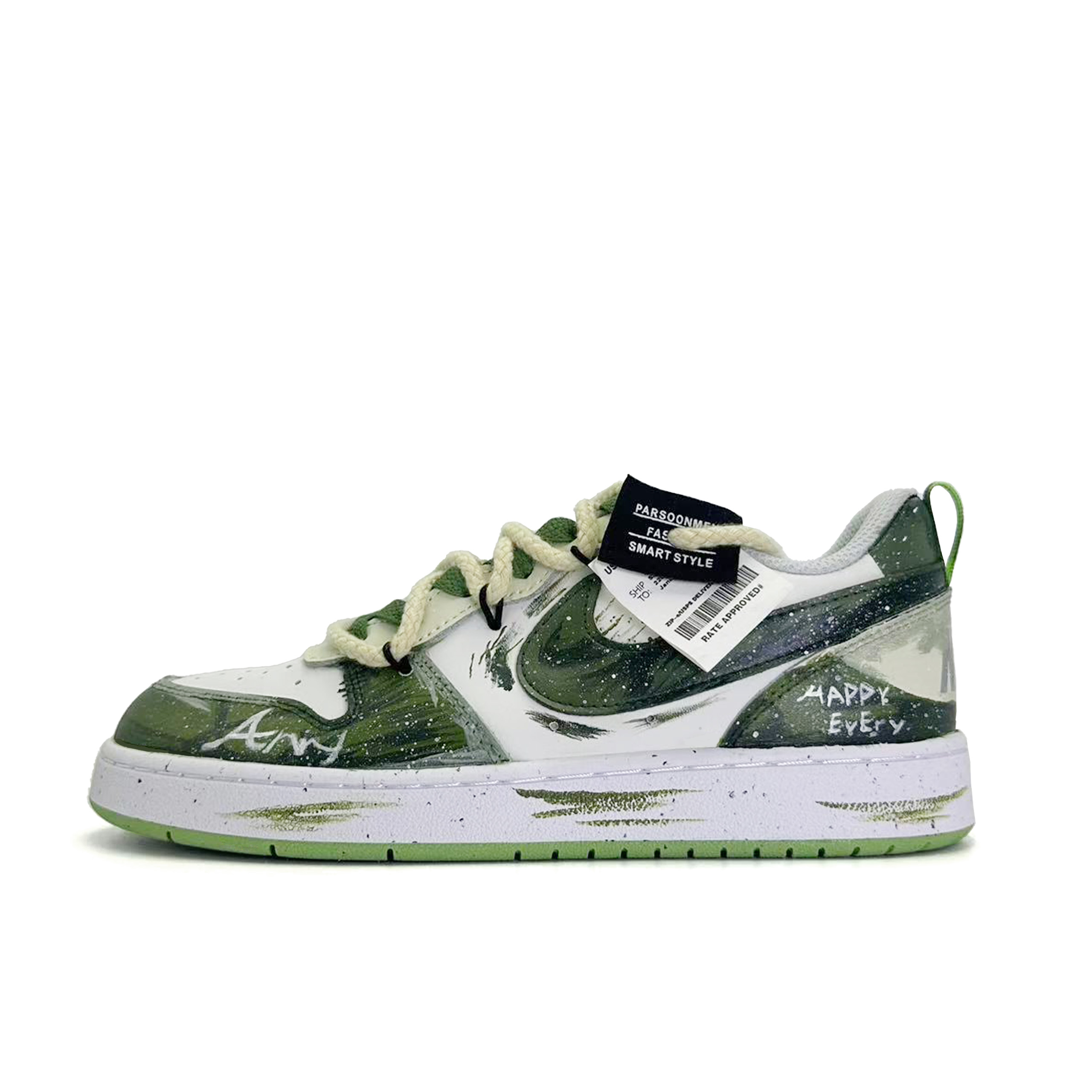 

Детские скейтерские кеды Court Borough Nike, зеленый
