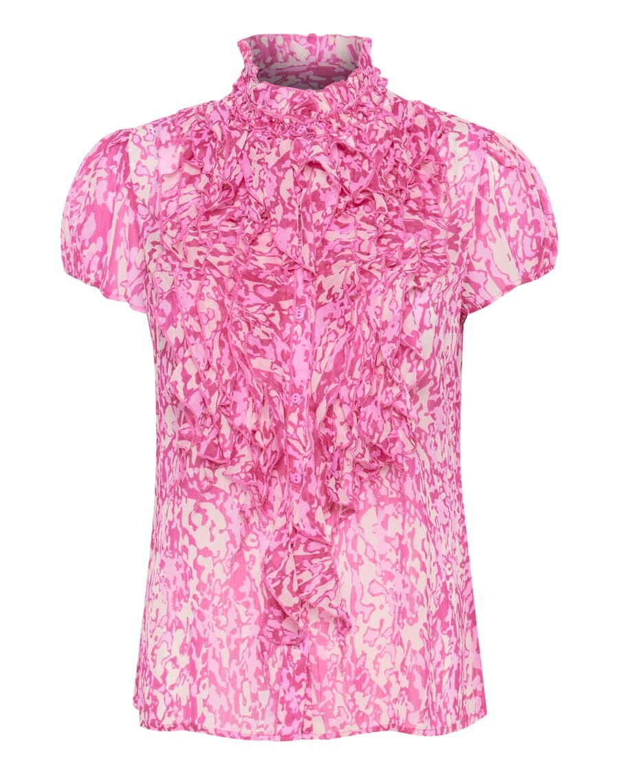 

Блузка с коротким рукавом SAINT TROPEZ Blouse Lilja, розовый