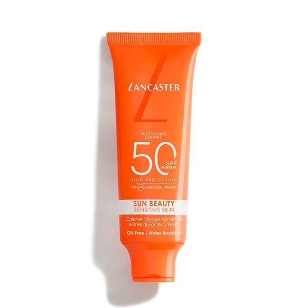

Солнцезащитный крем для чувствительной кожи LANCASTER Sun Beauty Sensitive Skin Mineral Face Cream SPF50, 50 мл