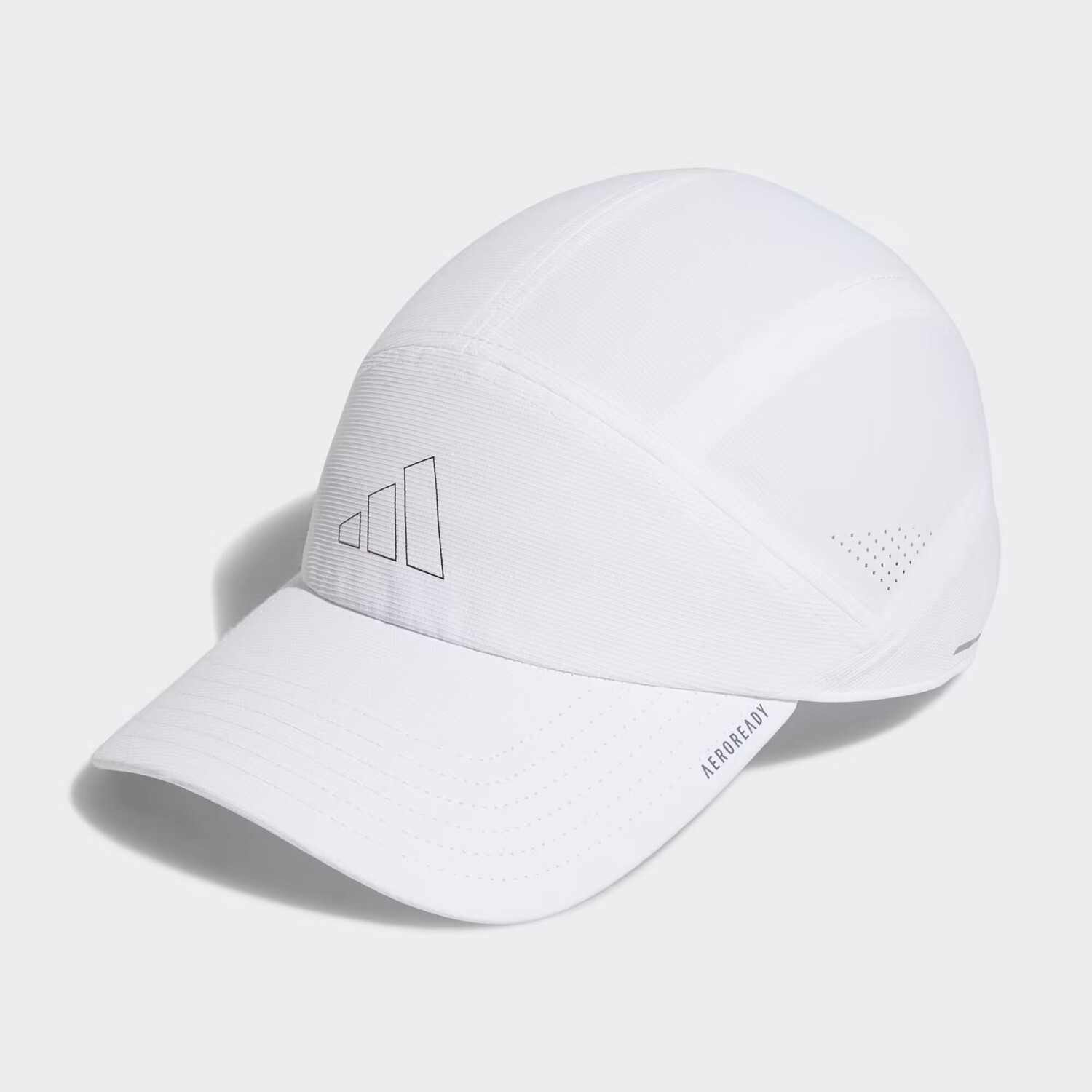 

Суперлайтовая спортивная шапка Adidas, цвет White/Black/Reflective Silver