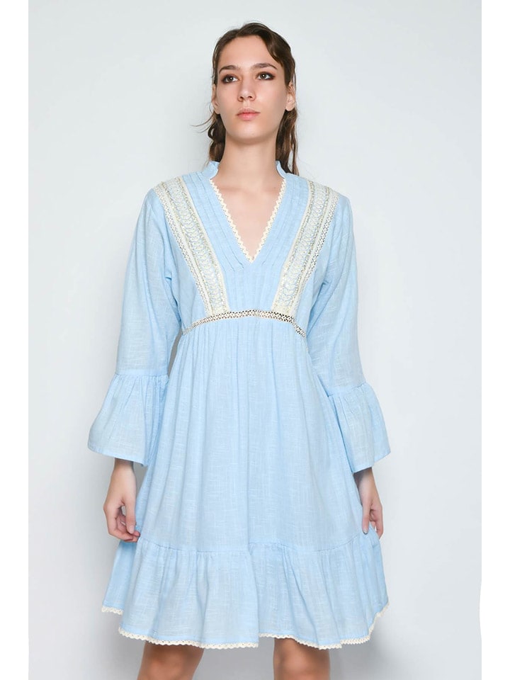 

Платье до колена H.H.G., светло-синий