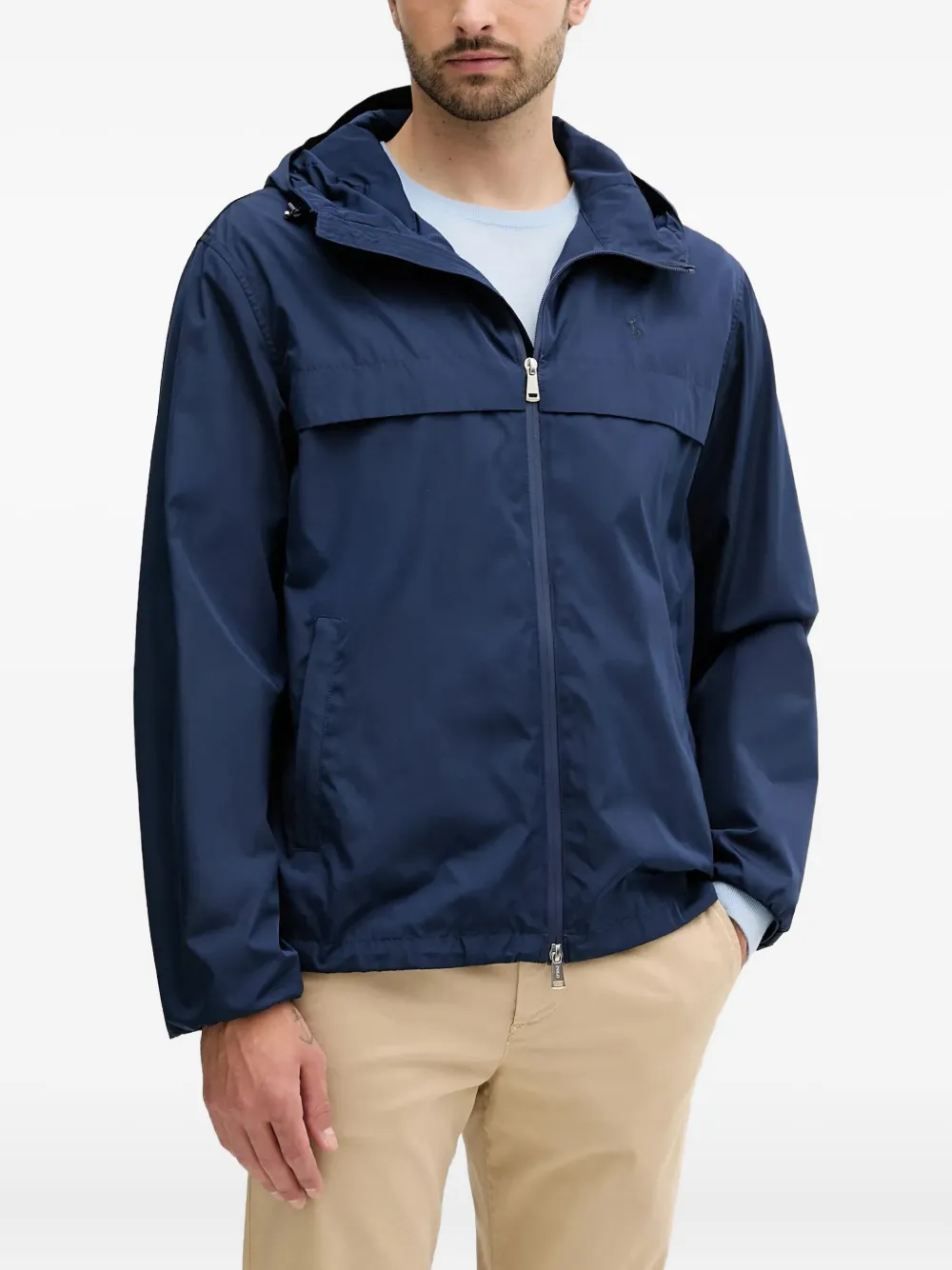 

Куртка на молнии с капюшоном POLO RALPH LAUREN, синий