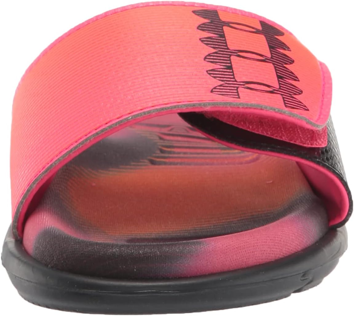 Сандалии-слайды Mercenary от Under Armour Unisex, цвет Penta Pink (600)/Blaze Orange, цвет 2, женские, США — фото 2
