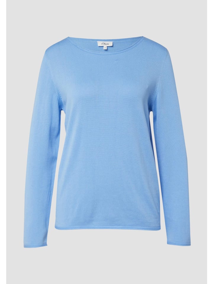 

s.Oliver Вязаный свитер 5141_светло-голубой