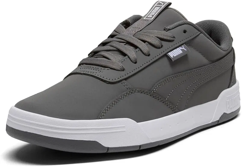 Мужские бежевые кроссовки PUMA Skate C Buck на шнуровке — фото 2