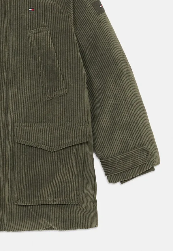 Классическая вельветовая парка Tommy Hilfiger, Pewter Green — фото 3