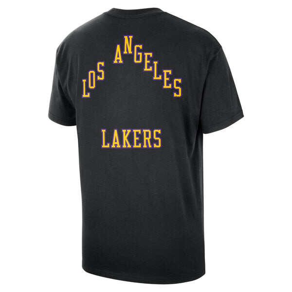 Футболка nba los angeles lakers 2023/24 city edition courtside max90 t-shirt asia sizing 'black' Nike, черный — фото 2