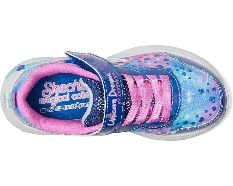 Кроссовки SKECHERS KIDS Unicorn Dreams 303063L (Little Kid/Big Kid), Navy/Multi — фото 2