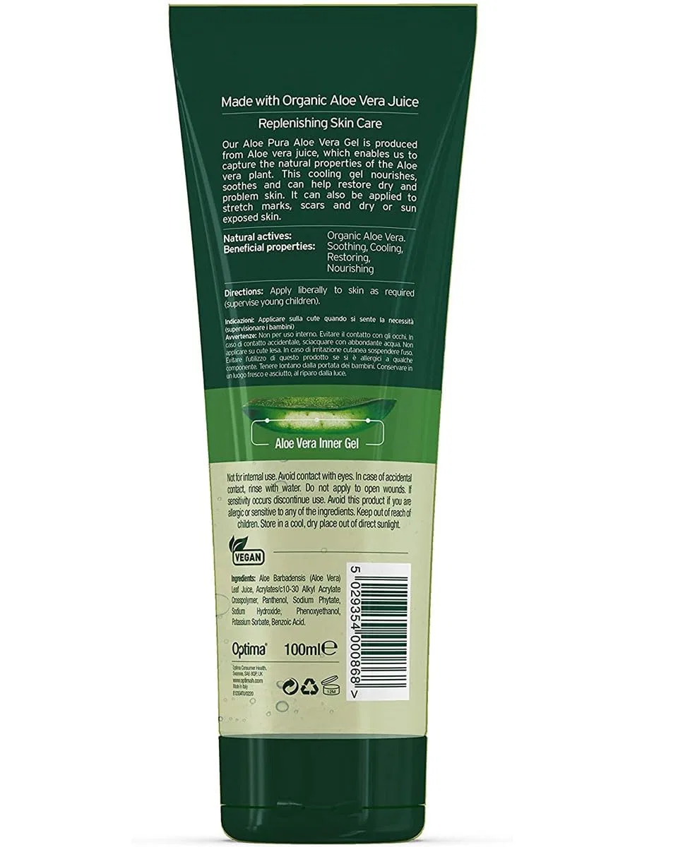 Гель алоэ вера «Aloe Vera Gel» от Aloe Pura, 2 x 100 мл Aloe Pura — фото 3