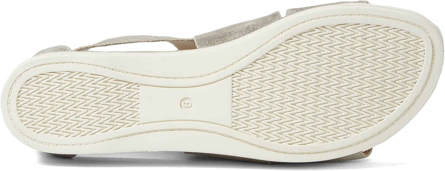 Сандалии на плоской подошве Sport Eileen Fisher, цвет Platinum Glitter Suede — фото 3