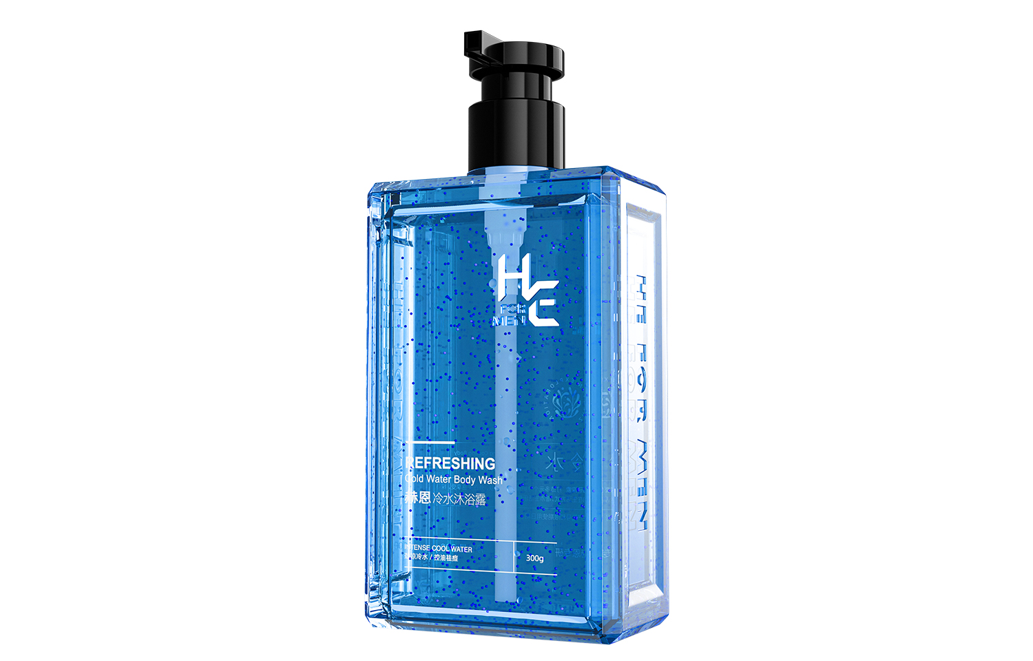 

Гель для душа холодный глубокое очищение освежающий 300г/300г*2 H&E