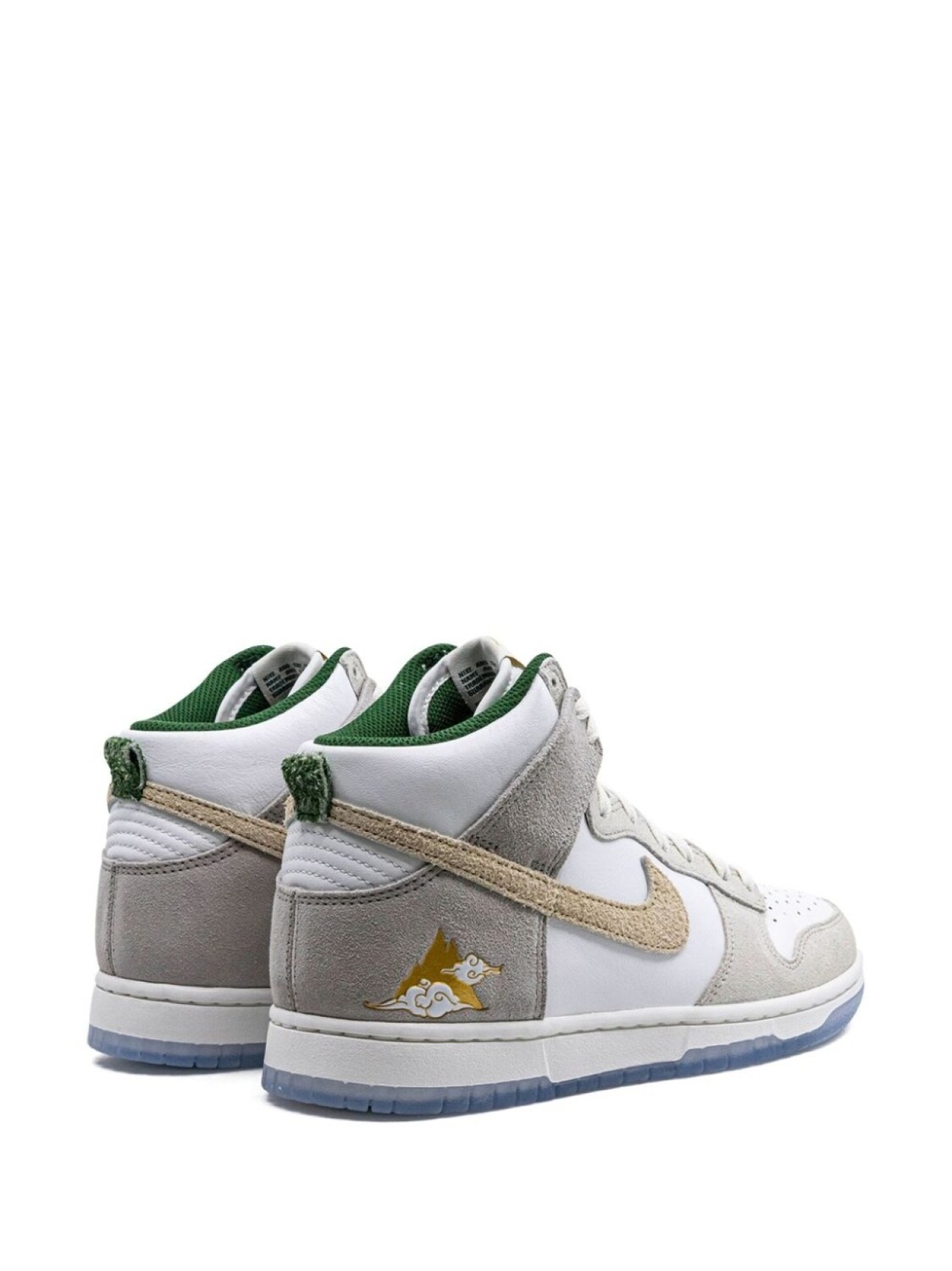 Кроссовки Dunk High Nike, белый — фото 3