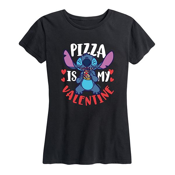 

Футболка Lilo & Stitch женская с принтом Pizza Valentine Disney, Black, Черный, Футболка Lilo & Stitch женская с принтом Pizza Valentine Disney, Black