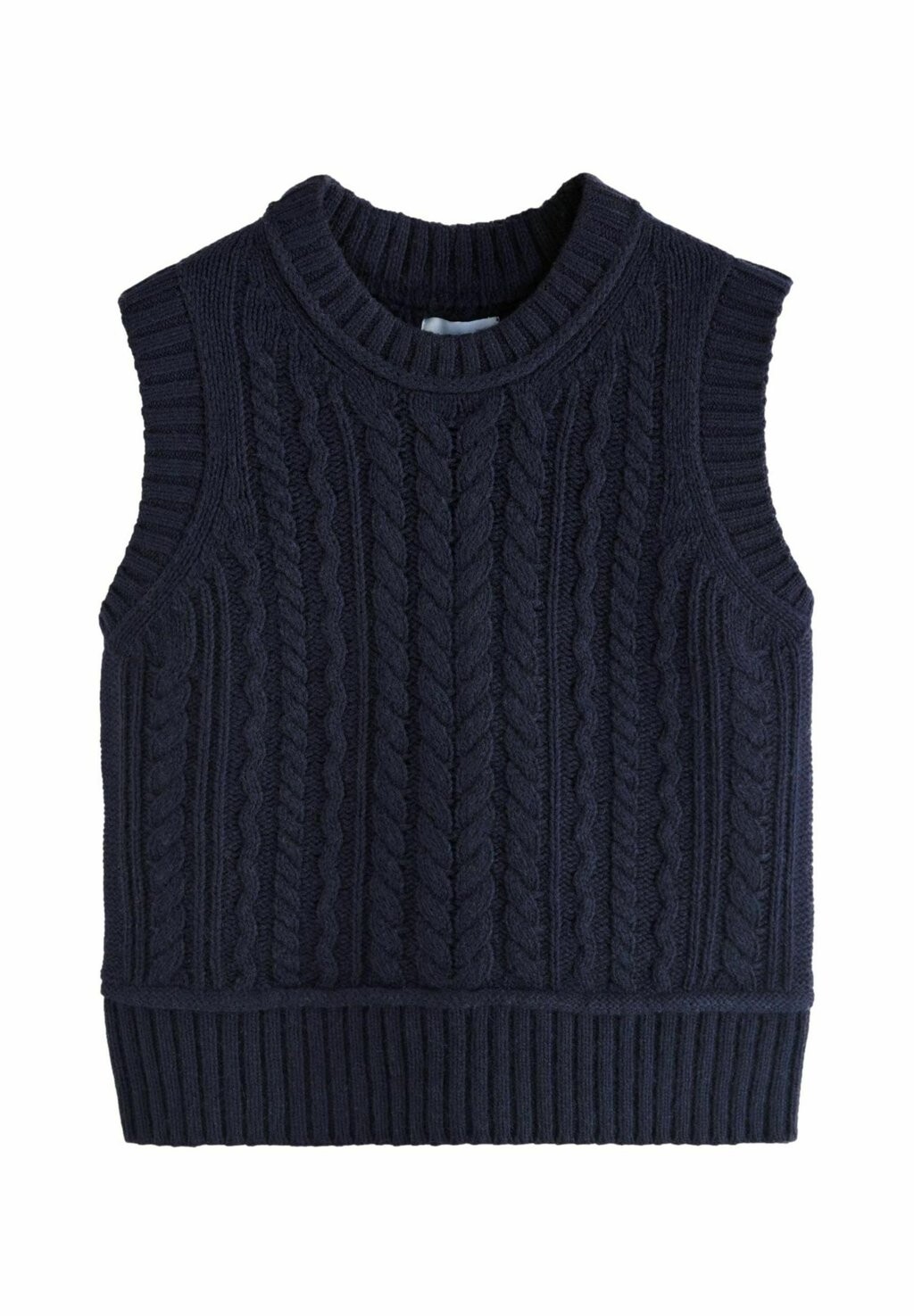 

Джемпер SLEEVELESS CABLE TANK REGULAR FIT Next, темно-синий