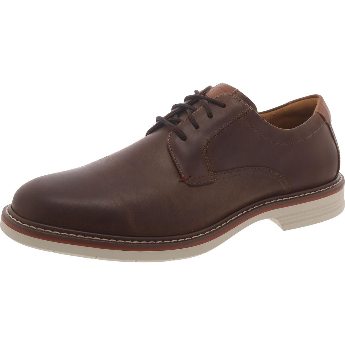 

Мужские кожаные оксфорды Norwalk с простым носком Florsheim, коричневый
