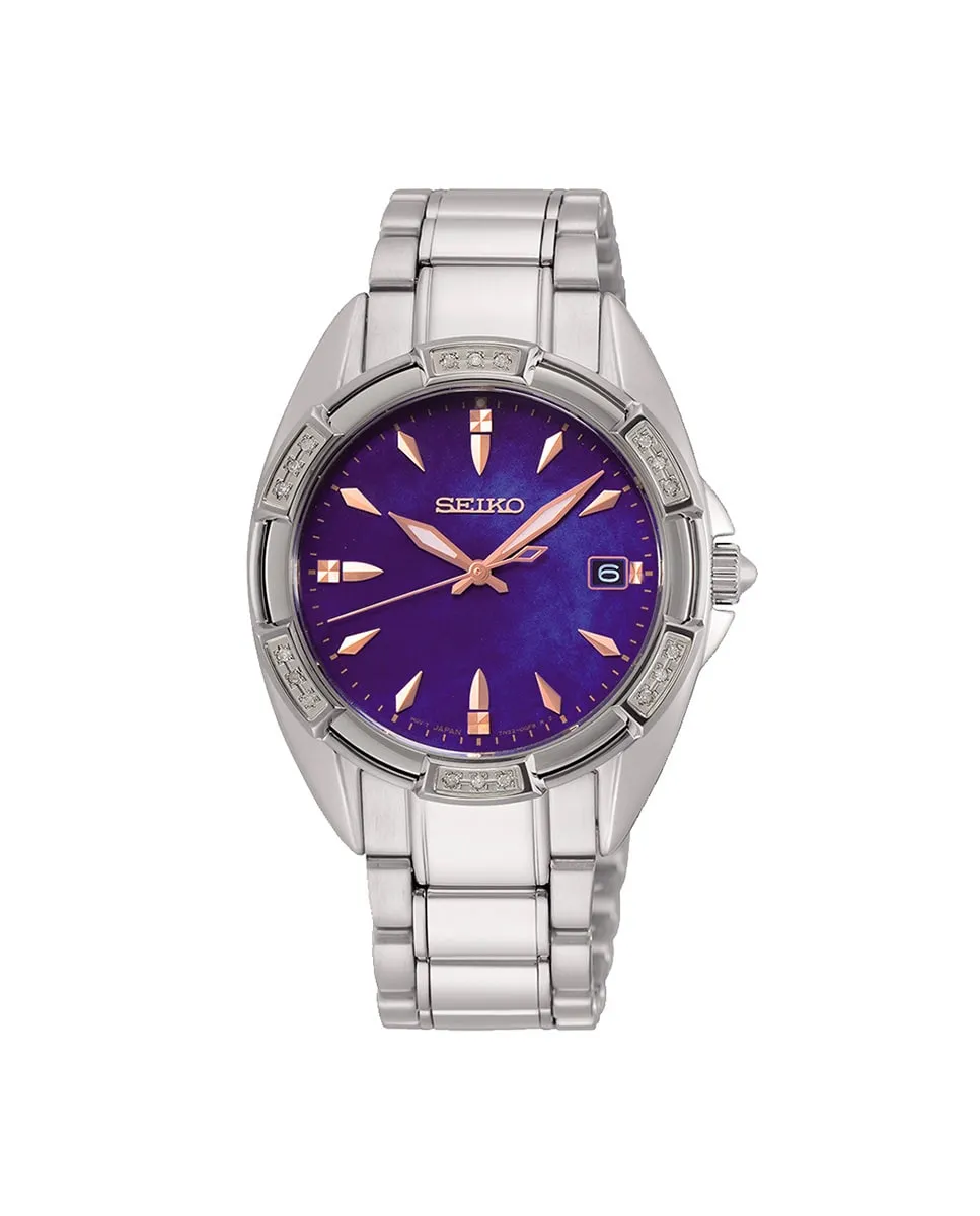 

Женские часы SKK881P1 из стали и серебряного ремешка Seiko, серебряный
