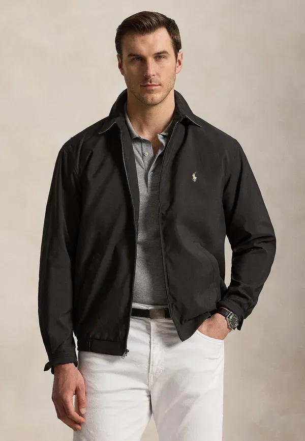 Куртка-бомбер летняя Polo Ralph Lauren Big & Tall, черный