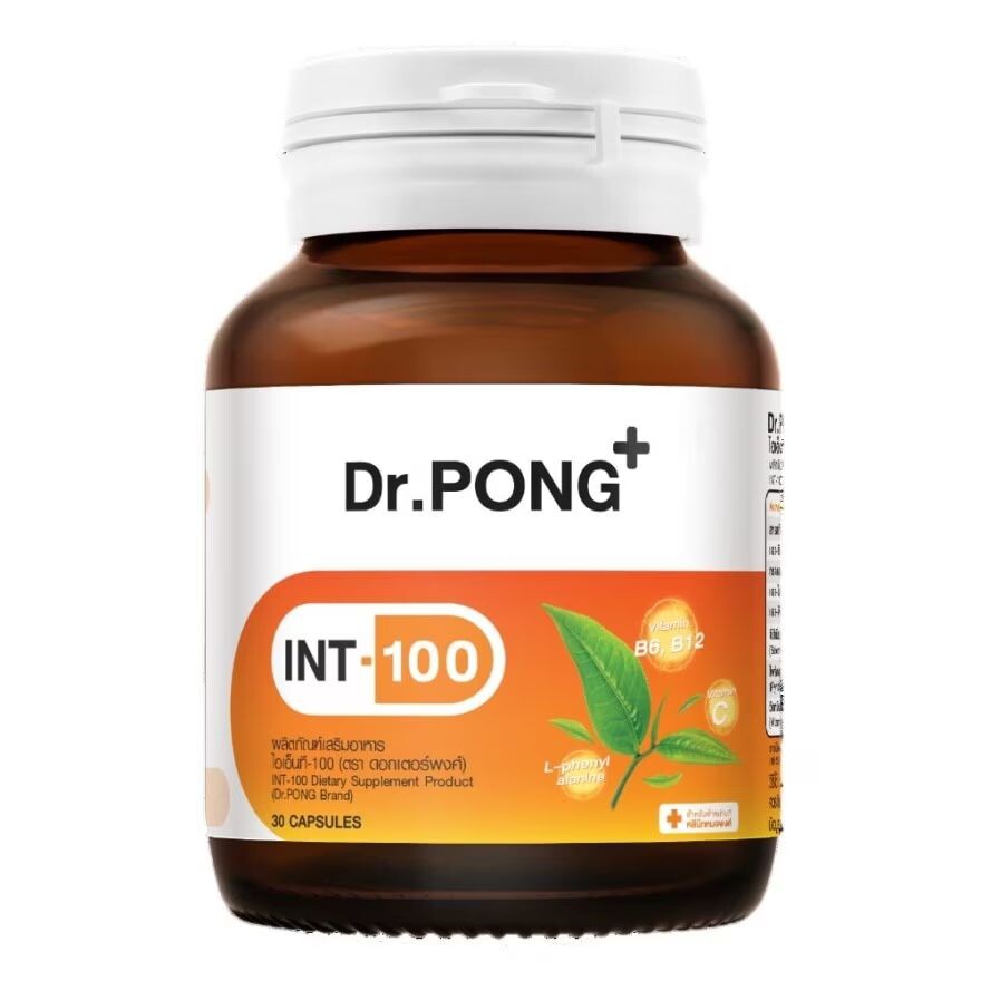 

Dr.pong Dr.PONG INT-100 Биологически активная добавка, 30 капсул, orange