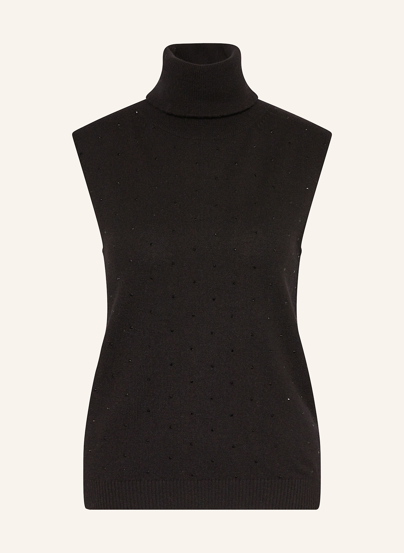 

Вязаный топ с драгоценными камнями Darling Harbour, черный