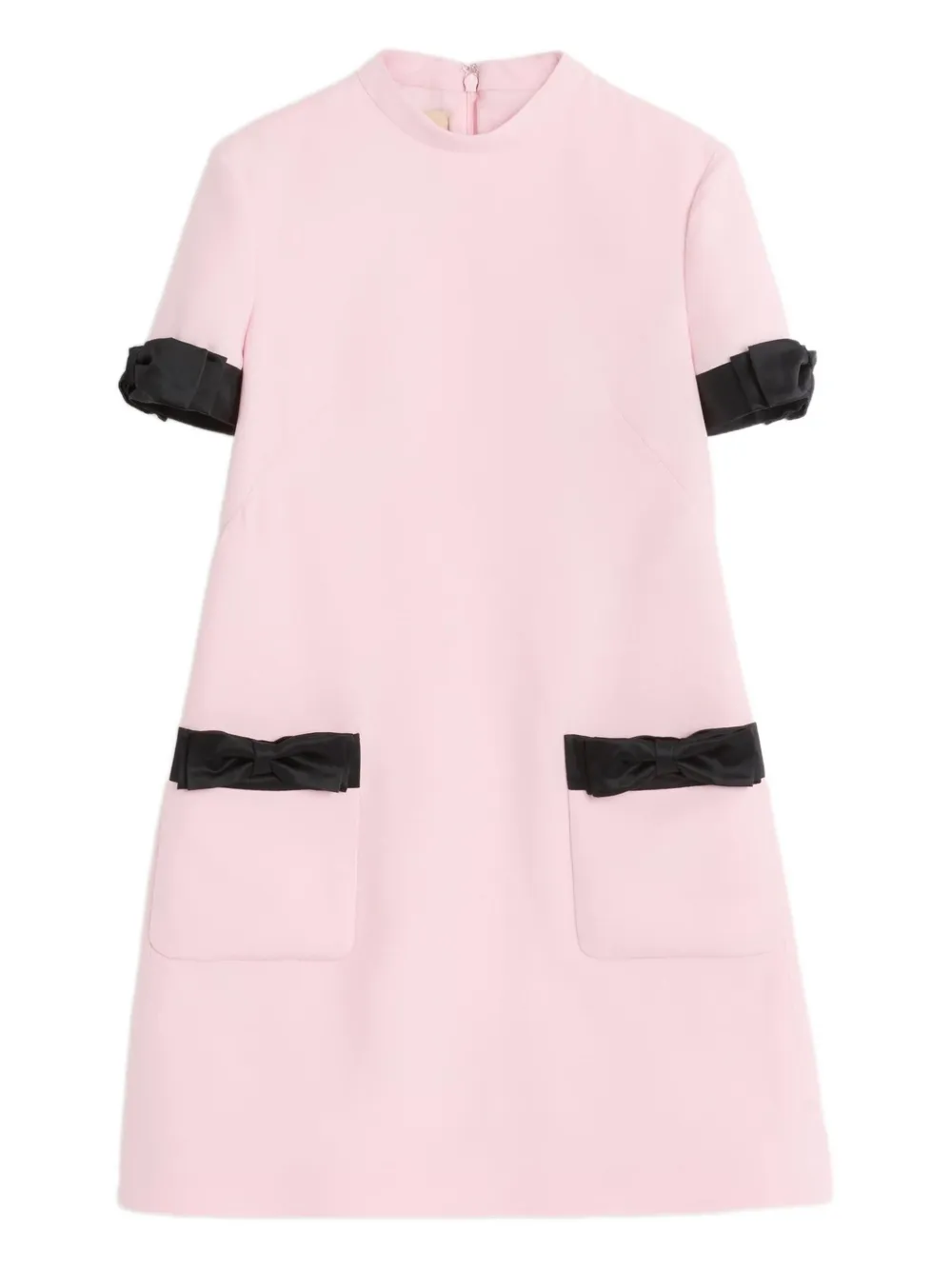 

Платье с короткими рукавами Valentino Garavani, розовый