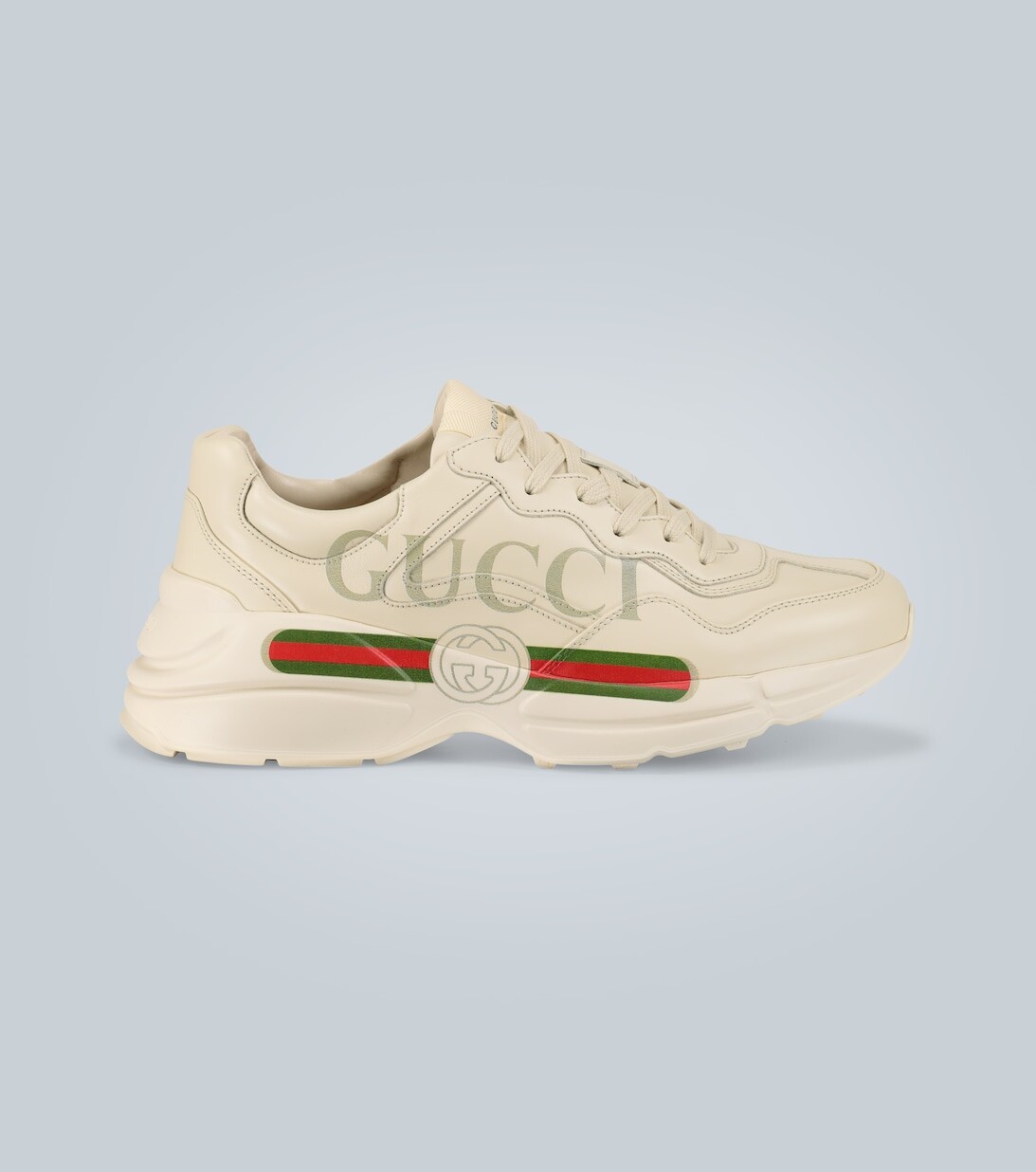 

Кеды Rhyton из кожи Gucci, белый
