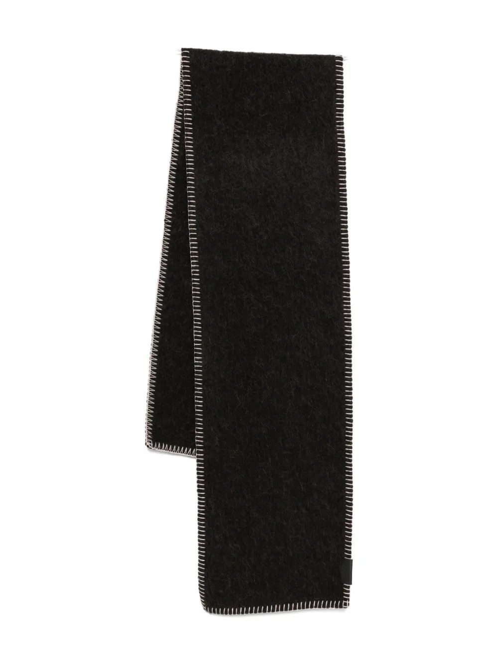 

Шарф с прошивкой LEMAIRE, коричневый