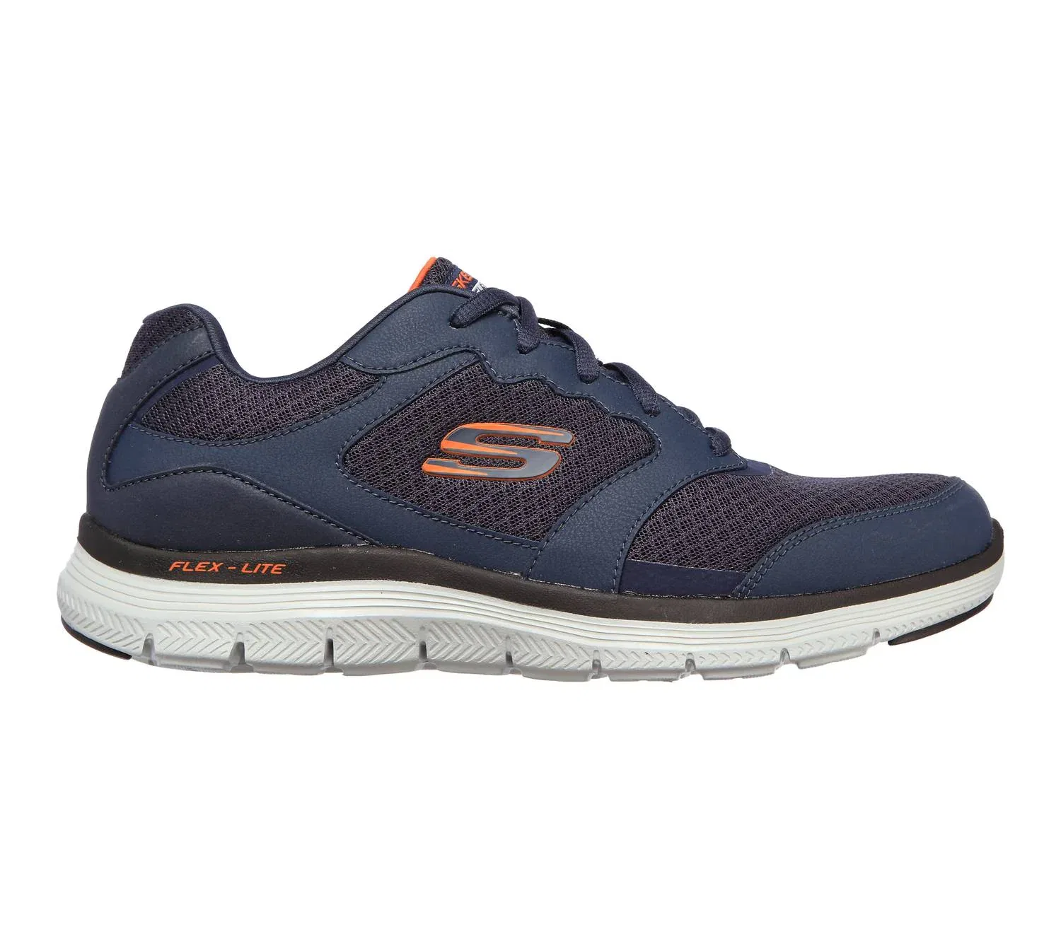 Skechers Мужские кроссовки Flex Advance 4.0 серого/темно-синего цвета — фото 2