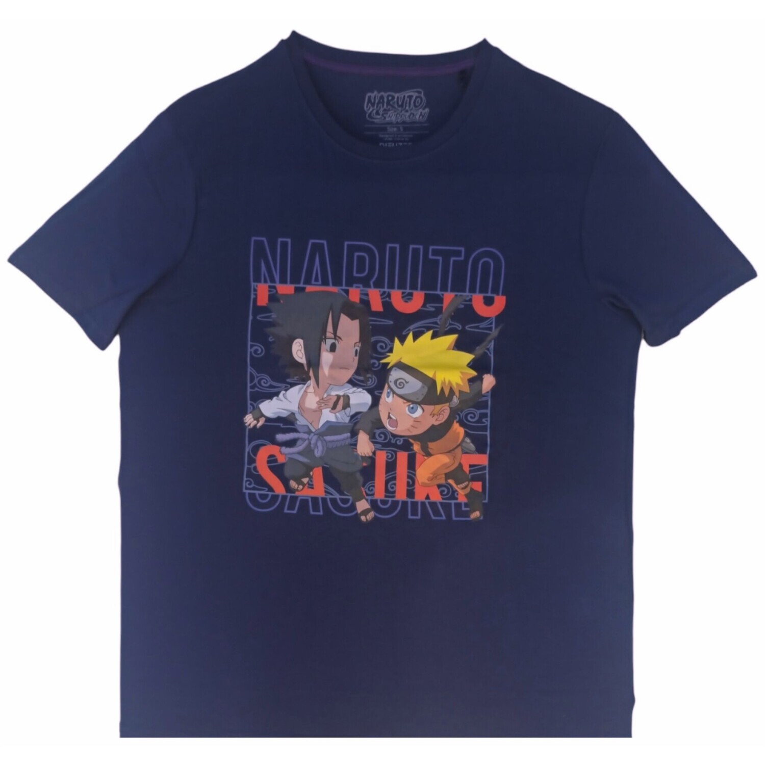 

Футболка Naruto Naruto & Sasuke, темно-синий