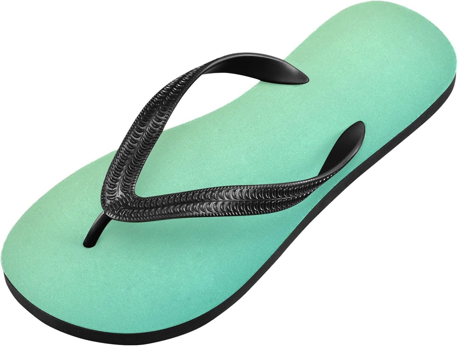 

Зеленые градиентные шлепанцы для пляжа с душем, резиновые нескользящие летние тапочки для мужчин, для прогулок Sinestour