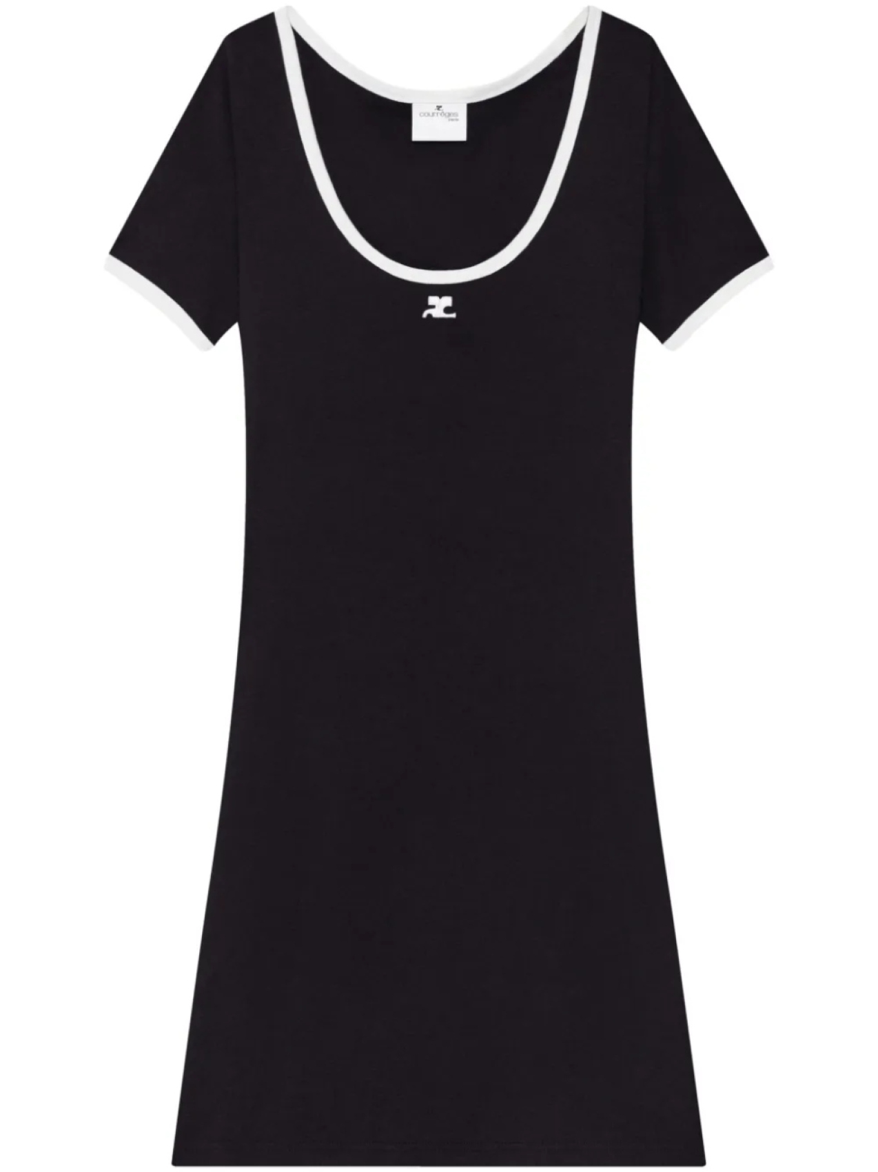 

Платье мини Holistic Courrèges, черный