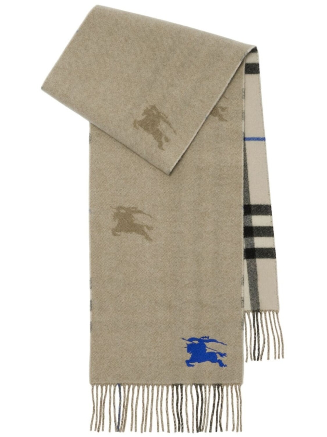 

Burberry платок в клетку Vintage Check, нейтральный цвет