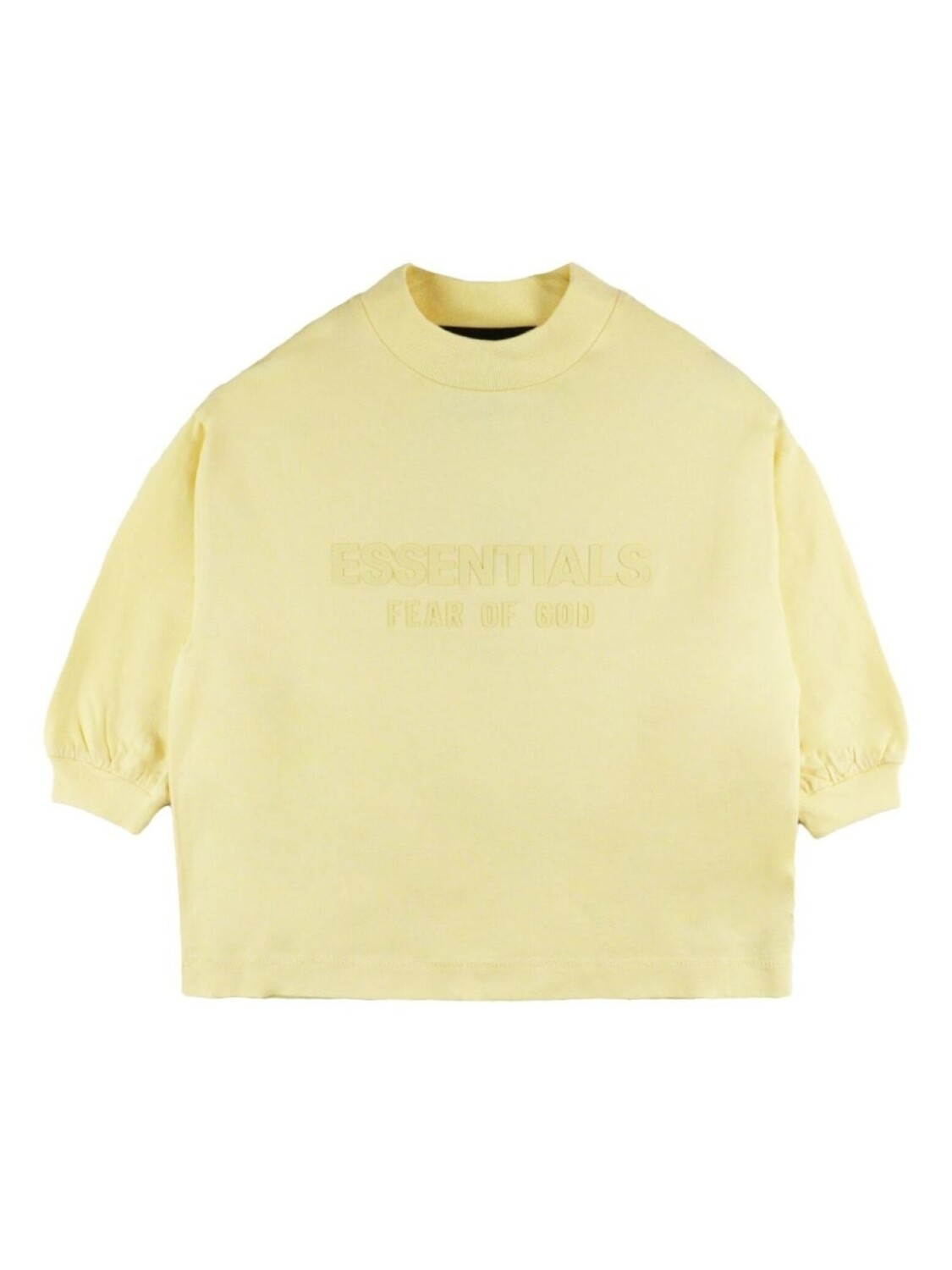 

FEAR OF GOD ESSENTIALS KIDS лонгслив с логотипом, желтый